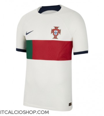 Portogallo Seconda Maglia Mondiali 2022 Manica Corta